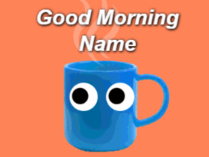 GIF: Cute Coffee Mug and Steam