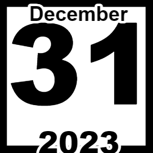GIF: Happy New Year 2024 Calendar GIF