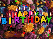 happy birthday flowers gif 12