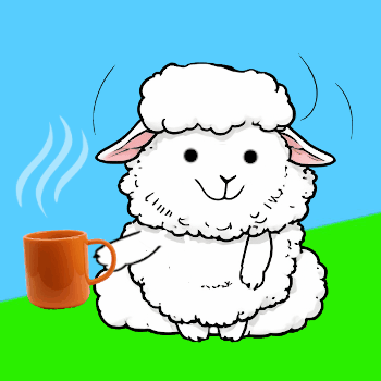 GIF: Coffee Lamb Good Morning