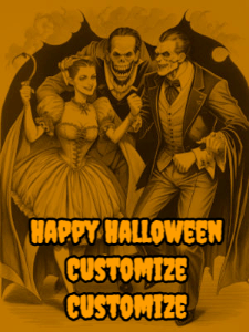 GIF: Three spooky Halloween friends