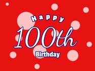 Happy Birthday Age 100 GIF, 100th Birthday GIF