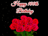 Happy Birthday Age 100 GIF, 100th Birthday GIF