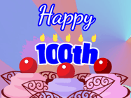 Happy Birthday Age 100 GIF, 100th Birthday GIF