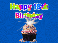 Happy Birthday Age 18 GIF, 18th Birthday GIF