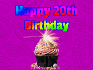 Happy Birthday Age 20 GIF, 20th Birthday GIF