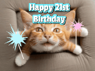 Happy Birthday Age 21 GIF, 21st Birthday GIF