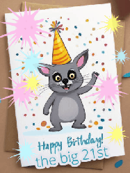 Happy Birthday Age 21 GIF, 21st Birthday GIF