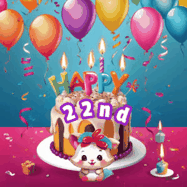 Happy Birthday Age 22 GIF, 22nd Birthday GIF