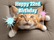 Happy Birthday Age 22 GIF, 22nd Birthday GIF