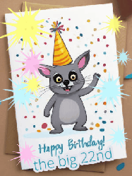 Happy Birthday Age 22 GIF, 22nd Birthday GIF