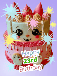 Happy Birthday Age 23 GIF, 23rd Birthday GIF
