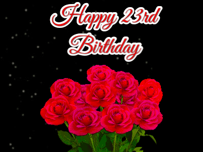 Happy 23rd Birthday GIF 142