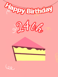 Happy Birthday Age 24 GIF, 24th Birthday GIF