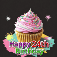 Happy Birthday Age 24 GIF, 24th Birthday GIF