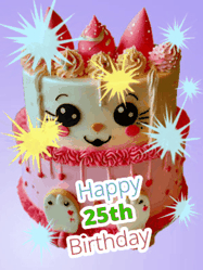 Happy Birthday Age 25 GIF, 25th Birthday GIF