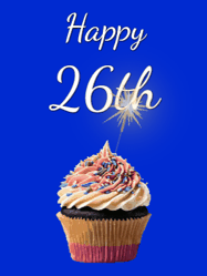 Happy Birthday Age 26 GIF, 26th Birthday GIF