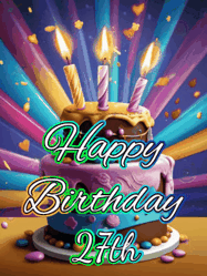 Happy Birthday Age 27 GIF, 27th Birthday GIF