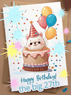 Happy 27th Birthday GIF 145