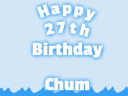Happy Birthday Age 27 GIF, 27th Birthday GIF