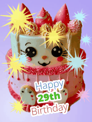 Happy Birthday Age 29 GIF, 29th Birthday GIF