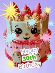 Happy Birthday Age 30 GIF, 30th Birthday GIF