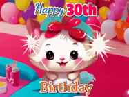 Happy Birthday Age 30 GIF, 30th Birthday GIF
