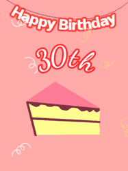 Happy Birthday Age 30 GIF, 30th Birthday GIF