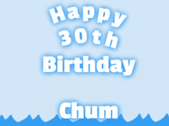 Happy Birthday Age 30 GIF, 30th Birthday GIF