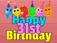 Happy Birthday Age 31 GIF, 31st Birthday GIF