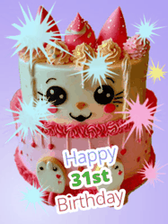 Happy Birthday Age 31 GIF, 31st Birthday GIF