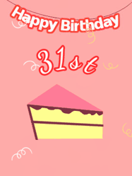 Happy Birthday Age 31 GIF, 31st Birthday GIF