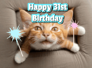 Happy Birthday Age 31 GIF, 31st Birthday GIF