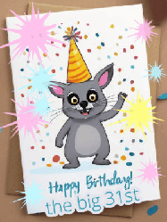 Happy Birthday Age 31 GIF, 31st Birthday GIF