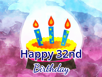 Happy 32nd Birthday GIF 129
