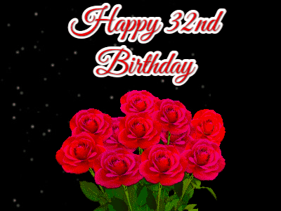 Happy 32nd Birthday GIF 142