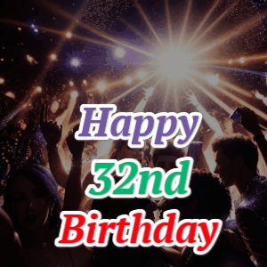 A quirky and unexpected GIF with unique animations that add a fun twist to the birthday message.