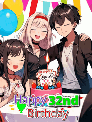 Happy 32nd Birthday GIF 97