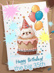 Happy Birthday Age 35 GIF, 35th Birthday GIF