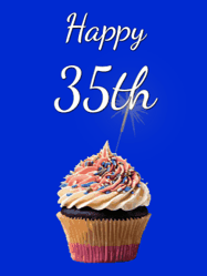 Happy Birthday Age 35 GIF, 35th Birthday GIF
