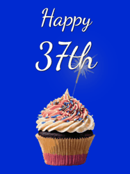 Happy Birthday Age 37 GIF, 37th Birthday GIF