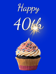 Happy Birthday Age 40 GIF, 40th Birthday GIF