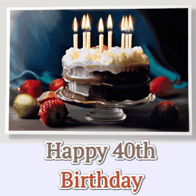 Happy 40th Birthday GIF 96