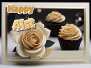 Happy Birthday Age 41 GIF, 41st Birthday GIF