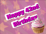Happy Birthday Age 42 GIF, 42nd Birthday GIF
