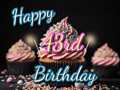Happy 43rd Birthday GIF 46