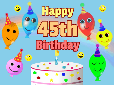 Happy 45th Birthday GIF 1