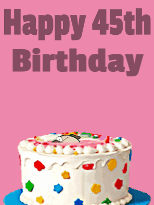 Happy 45th Birthday GIF 109