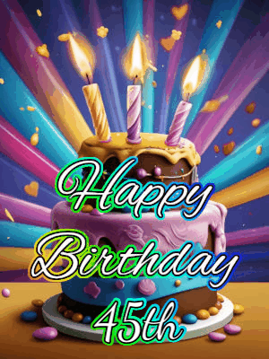 Happy 45th Birthday GIF 117