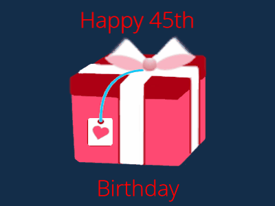 Happy 45th Birthday GIF 126
